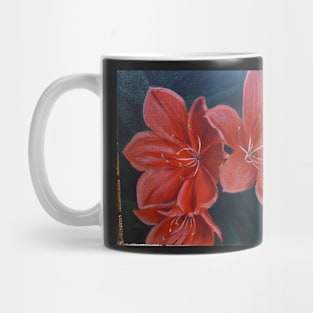 Red Day Lily Mug